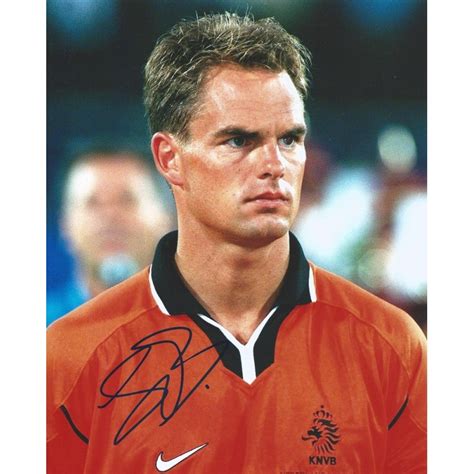 A former defender, de boer spent most of his professional playing career with ajax, winning five eredivisie titles, two knvb cups, three super cups, one uefa cup. Autographe Frank DE BOER (Photo dédicacée)