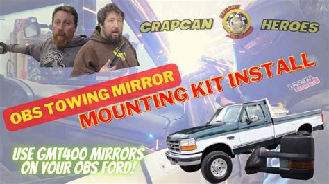 Obs Solutions Towing Mirror Mount Install 88 98 Gmt400 Silverado