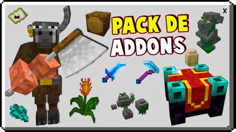👉 Pack De Addons Para Minecraft Pe Bedrock Aventura Youtube