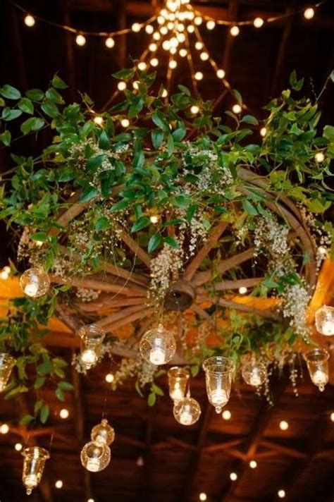 Top 20 Greenery Wedding Chandelier Decor Ideas Deer Pearl Flowers