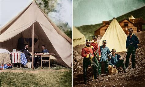 wars of the 1800s leap to life after being colorized daily mail online