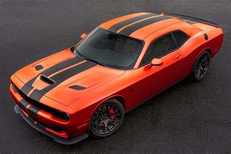 2016 Dodge Challenger Hellcat In Hemi Orange With Black Stripes 2016