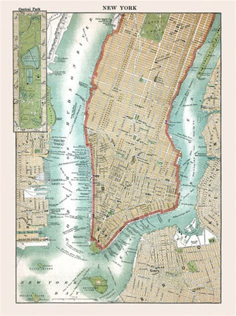 Map Of New York City 1800 Agnese Latashia