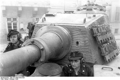 Photo Close Up View Of The Turret Of A Tiger Ii Heavy Tank Budapest