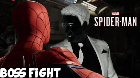 Spider Man Vs Mr Negative Boss Fight On Ps4 Pro Marvel Spider Man