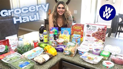 Ww Grocery Haul For Weight Loss Lots Of New Food Finds And Points