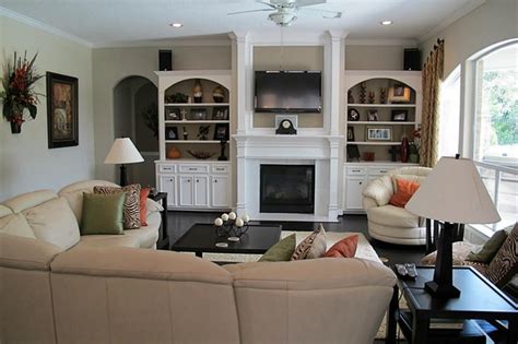 In the above floor plan, the long sofa. Living Room Setup With Tv