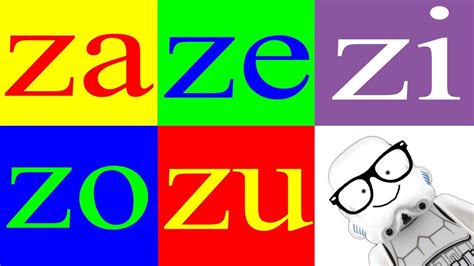 Aprender A Leer S Labas Za Ze Zi Zo Zu La Letra Z Canal Block Youtube