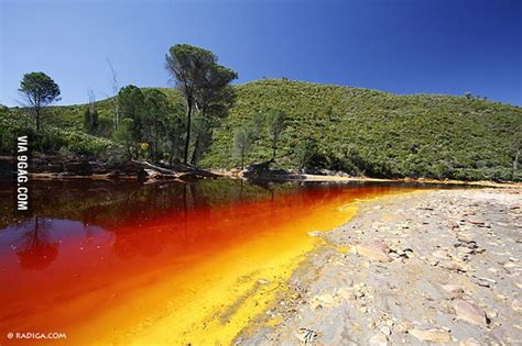 Rio Tinto River In Southwestern Spain All I See Is German Flag 9gag