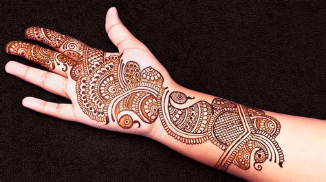 Front Hand Mehndi Designs Easy And Simple Design Talk