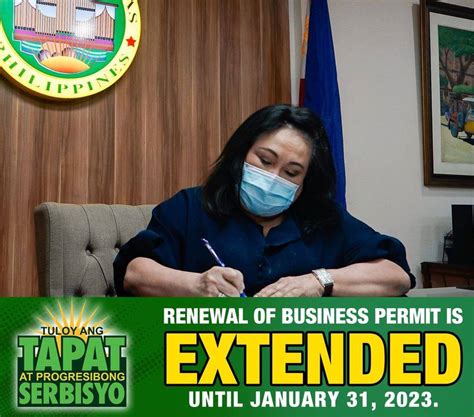 Las Piñas Govt Extends Business Permit Renewal Manila Bulletin
