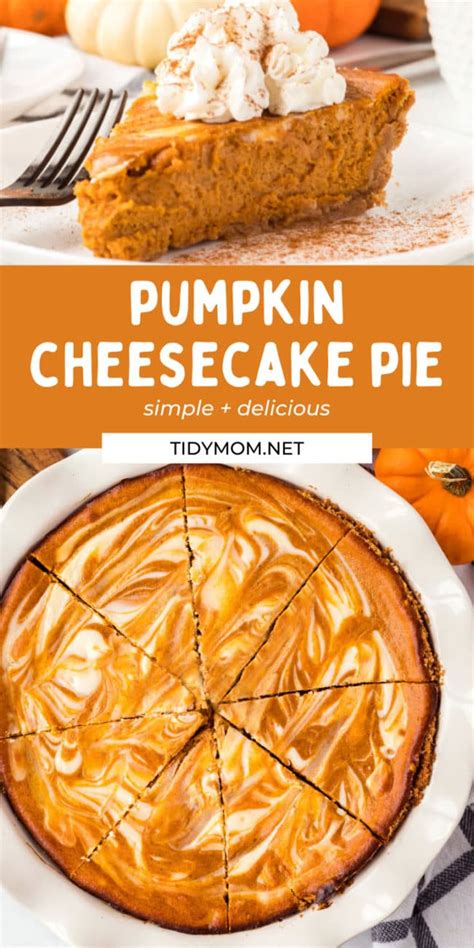 pumpkin cheesecake pie tidymom®