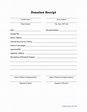 Donation Receipt Template - Fill Out, Sign Online and Download PDF ...