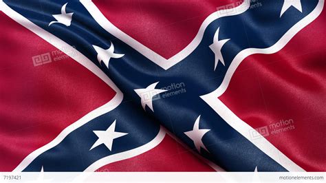 confederate flag seamless loop ultra hd stock animation