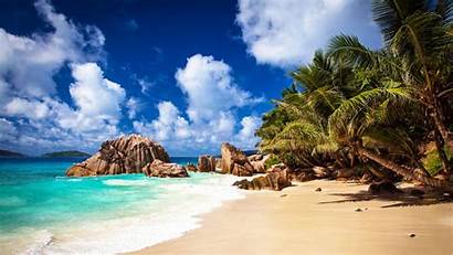 Beach Wallpapers Tropical Island Seychelles Desktop Backgrounds