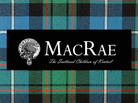 Scotland And Around The World Macrae Links Clan Macrae