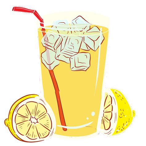 A Cold Glass Of Lemonade Vector Graphic Image Free Stock Photo