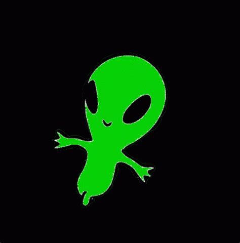 Colorful Animated Alien Dancing 