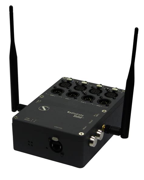 RadioGate Solid — 4-port wireless DMX/ArtNet/sACN transceiver - Sundrax Electronics