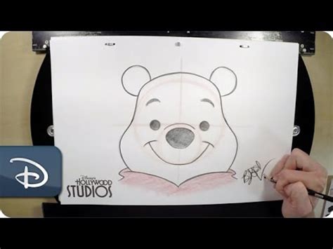 How-To Draw Winnie The Pooh | Walt Disney World - YouTube