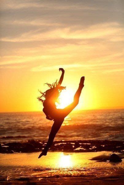 Beach Ocean Sunrise Dance Silhouette Dance Pinterest