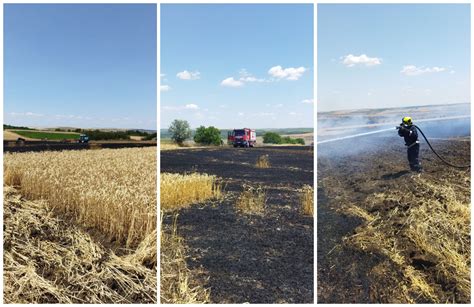 Foto Hectare De Culturi Agricole Din Moldova Nimicite De Flăcări