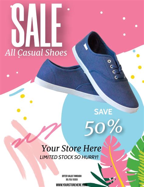 Shoe Sale Template Postermywall
