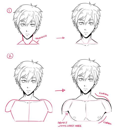 Draw the torso the easier way with this exercise. For male characters, the important part is the upper body ...