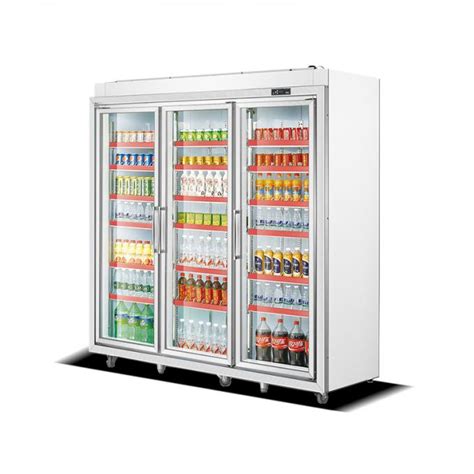 If the freezer is laid on its side during shipping or transport, place the freezer upright and wait 12 hours before plugging it in. Beverage Supermarket Commercial Upright Display Freezer