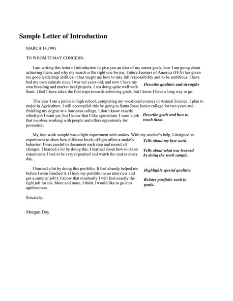 letter of introduction formats find word templates