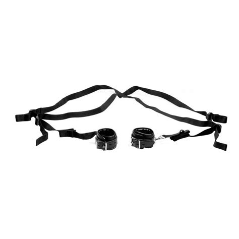Strict Sex Position Supporting Sling With Locking Faux Leather Ankle Restraints Dallas Novelty