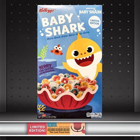 Kelloggs Baby Shark Cereal The Junk Food Aisle