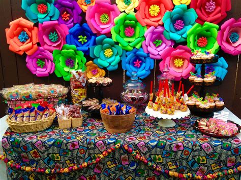 Mexicn Fiesta Themed Candy Bar Fiesta Theme Party Mexican Birthday