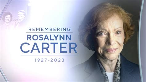 Rosalynn Carter Memorial Events To Begin In Georgia Grandson Remembers