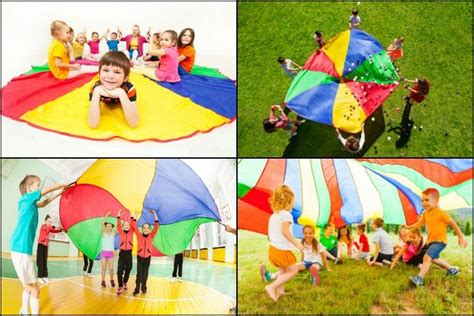 17 Fun Parachute Games And Activities For Kids Parachute Games For