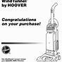 Hoover Windtunnel Vacuum Model Uh71230 Manual