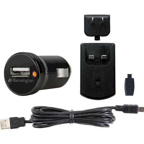 Kensington Usb Car And Wall Charger For Smartphones K39254us