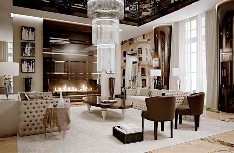 Meubles de luxe Séjour contemporain luxueux | Next living room, Glamour ...