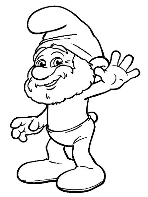 If you are looking for some fun coloring pages, then the following pages could be your solution. Papa Smurf coloring pages. Free Printable Papa Smurf ...