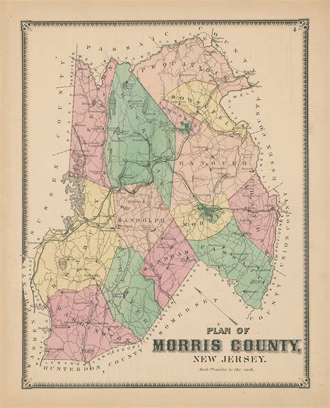 Towns Of Boonton And Montville Morris County New Jersey 1868