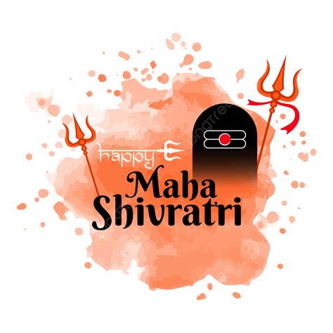 Maha Shivratri Vector Art Png Maha Shivratri Lettering And Shiva Linga