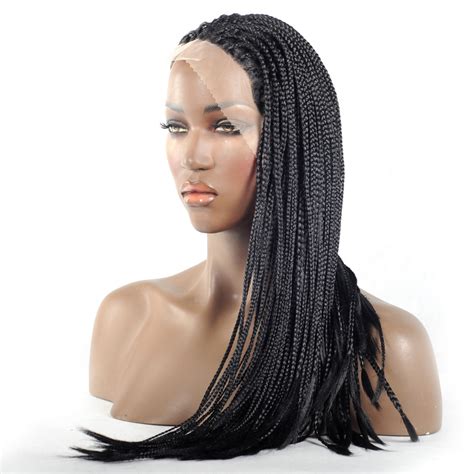 While braids are a type of hairstyle anyone can wear, there are some braids that have a more cultural meaning behind them and as such, should be celebrated not only for their aesthetic but for their amongst the many types of braids for black hair that exist, here are some of our favorite looks. V'NICE Micro Braid Wig Black Synthetic Lace Front Wig Heat ...