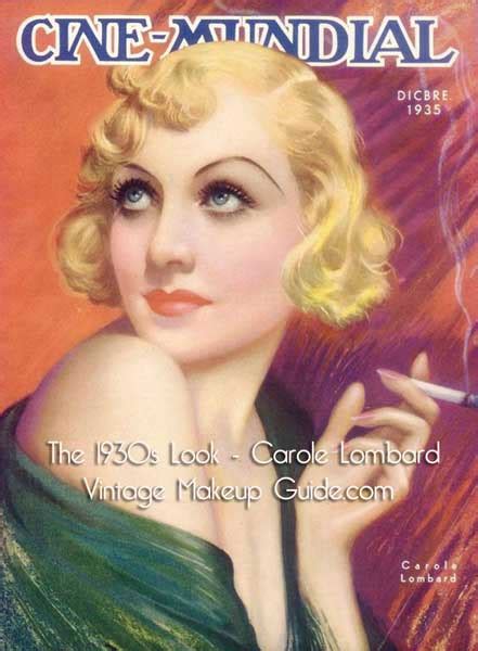 The History Of 1930s Makeup 1930 To 1939 Glamour Daze