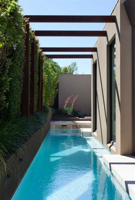 25 Outdoor Narrow Pools For Limited Spaces Home Design And Interior