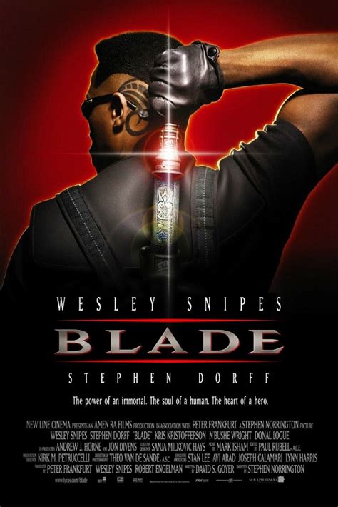 Blade Movie Poster E Wesley Snipes Poster 11 X 17 Inches Vampire