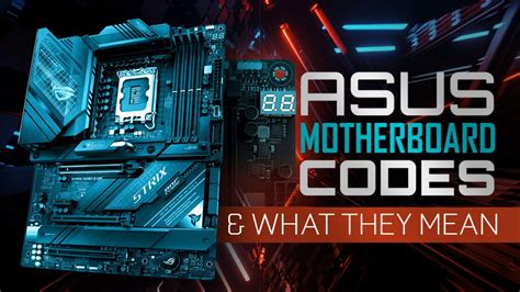 troubleshooting asus motherboard error q codes — everything you need to know
