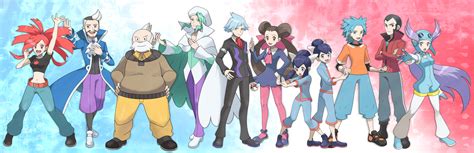 Steven Stone Flannery Roxanne Wallace Winona And More Pokemon