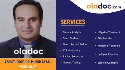 assist prof dr munir afzal neurologist at omi hospital