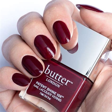 Butter London Afters Patent Shine 10x Nail Lacquer Afters A Dark Blackberry Crème This Juicy