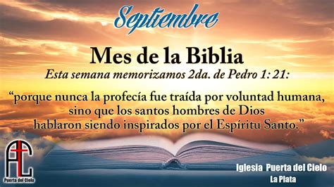 Noticias De Puerta Del Cielo Campaña En El Mes De La Biblia